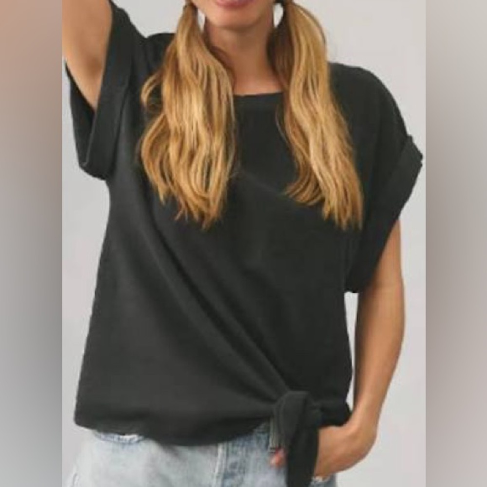 Pilcro by Anthropologie Tie-Front Tee | M - NWT - Oxford
